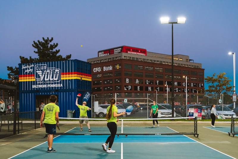 Pickleball at Cromwell Street (Port Covington) courts