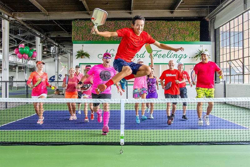 Lucky Shots Pickleball Club courts