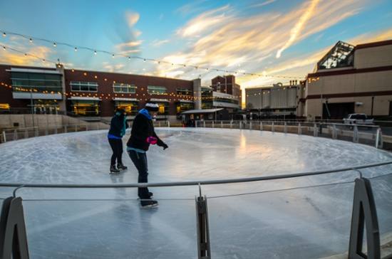 UNMC Ice Rink pickleball courts