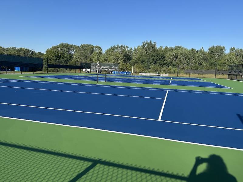 Tranquility Park Mountain Bike Trail Pickleball Courts courts