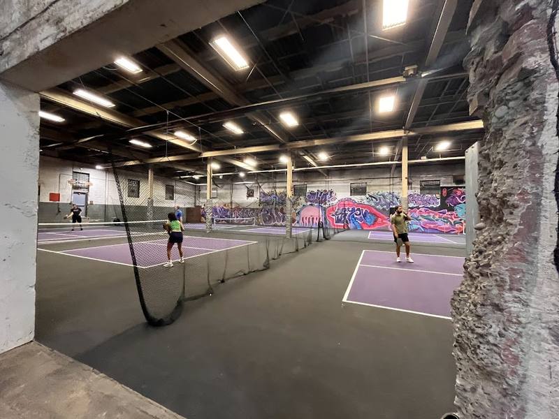 The Pickleball Warehouse courts