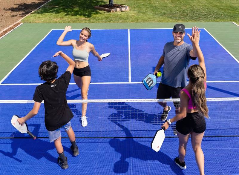 Pickleball at Southwest Multnomah Boulevard (Multnomah Village) courts