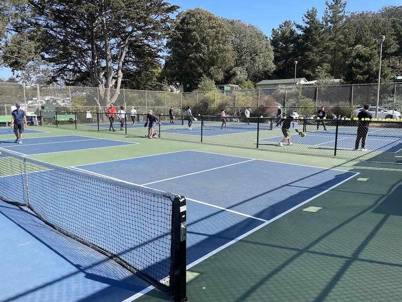 Pickleball at University Street (Bayview District) courts