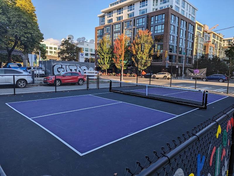 Growing Vine Street Headwaters Park Pickleball Courts courts